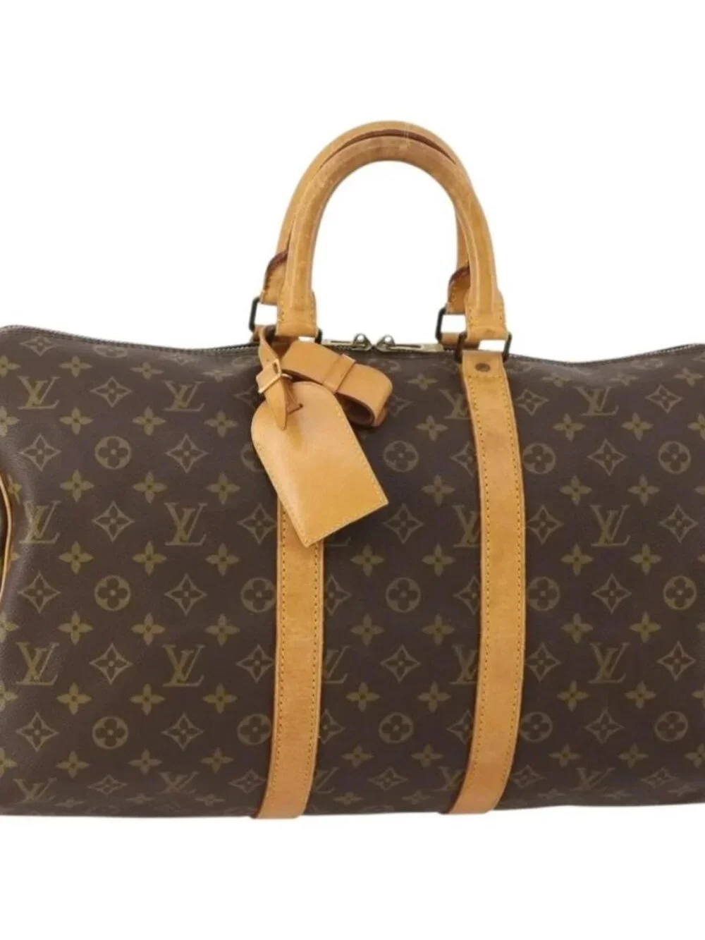 LOUIS VUITTON Monogram Keepall 45 Boston Bag M41428 LV Auth ka4305
